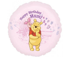 Μπαλόνι Φοιλ 18" Winnie Birthday Mum / 46 εκ