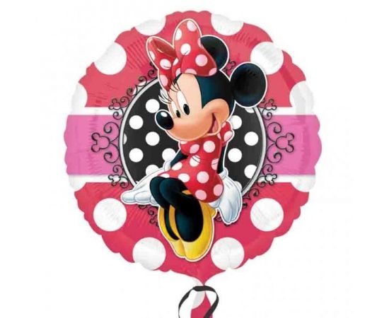 Μπαλόνι Φοιλ 18" Στρογγυλό Minnie Portrait New