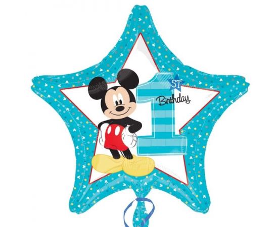 Μπαλόνι Φοιλ 18" Άστρο 1st Birthday Mickey