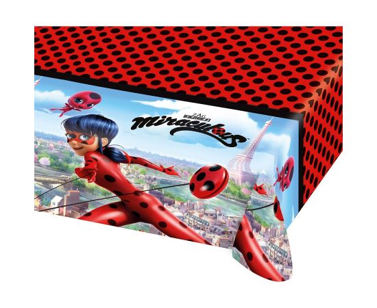 Τραπεζομάντηλο πλαστικό Miraculous LadyBug 1.2 x 1.8 μ.