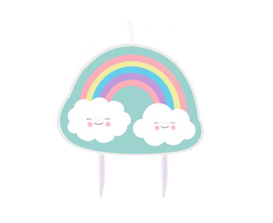 Κερί Rainbow & Cloud