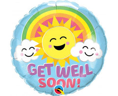 Μπαλόνι Φοιλ 18" Get Well Soon Sunny Smiles / 46 εκ