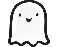 Πιάτα Χάρτινα 23εκ Σχήμα Φάντασμα / 8τεμ Hallo-ween Friend