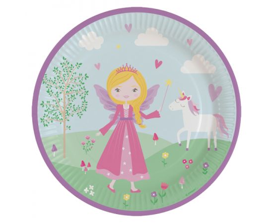 Πιάτα χαρτ. φαγητού 23εκ Princess /8 τεμ