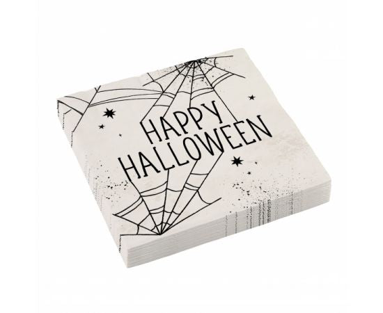 Χαρτοπετσέτες φαγητού 33εκ Happy Halloween /16 τεμ