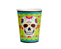 Ποτήρια χαρτ. 250ml Day of the Dead /8 τεμ