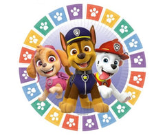 Πιάτα χαρτ. γλυκού 18εκ Paw Patrol New /8 τεμ