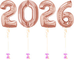 Μπαλόνια Αριθμοί 2026 Φουσκωμένα Με Ήλιον