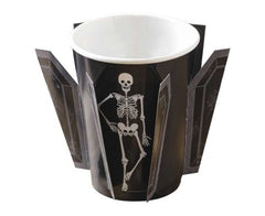 Ποτήρια Pop Out Σκελετός σε Φέρετρο Halloween  τεμ.8 x 266ml