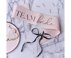 Κορδέλες Hen Party /Team Bride Sashes / 6 τεμ