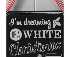 Μαυροπίνακας Ξύλινος Christmas Wine Sign