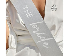 Κορδέλα Ασημί The Bride/ Hen Party Sash