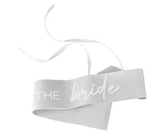 Κορδέλα Ασημί The Bride/ Hen Party Sash