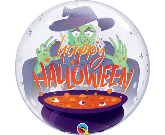 Μπαλόνι Bubble Halloween Witch's Brew / 56εκ Φουσκωμένο Με Ήλιο