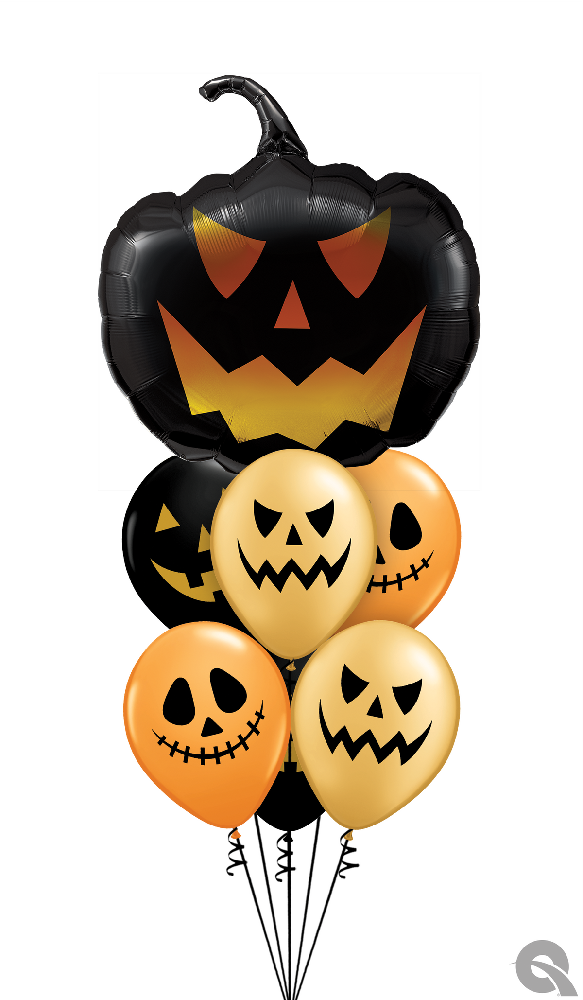 Σύνθεση για Halloween Με Μπαλόνι Foil Κολοκύθα