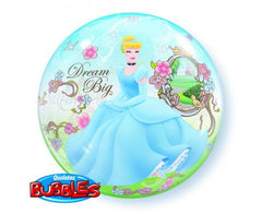 Μπαλόνι Bubble Cinderella Dream Big 56cm Φουσκωμένο Με Ήλιο