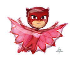 Μπαλόνι Foil PJ Masks Owlette 83εκ x 78εκ Φουσκωμένο με Ήλιο