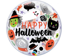 Μπαλόνι Bubble 22" Everything Halloween /56 cm Φουσκωμένο Με Ήλιο