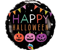 Μπαλόνι Foil Pumpkins & Banners / 46 εκ Φουσκωμένο Με Ήλιο