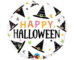 Μπαλόνι Foil Witches Hats Pattern / 46 εκ Φουσκωμένο Με Ήλιο