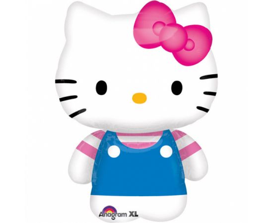 Μπαλόνι Foil Hello Kitty / 56 x 76εκ Φουσκωμένο με Ήλιο