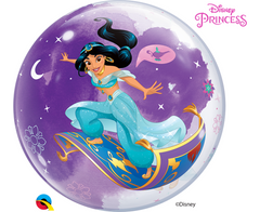 Μπαλόνι Bubble Disney Princess Jasmine 56εκ Φουσκωμένο Με Ήλιο