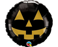 Μπαλόνι Foil Jack Face Black & Gold / 46 εκ Φουσκωμένο Με Ήλιο