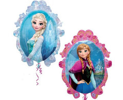 Μπαλόνι Foil Frozen Anna/Elsa 51εκ x 69εκ Φουσκωμένο με Ήλιο